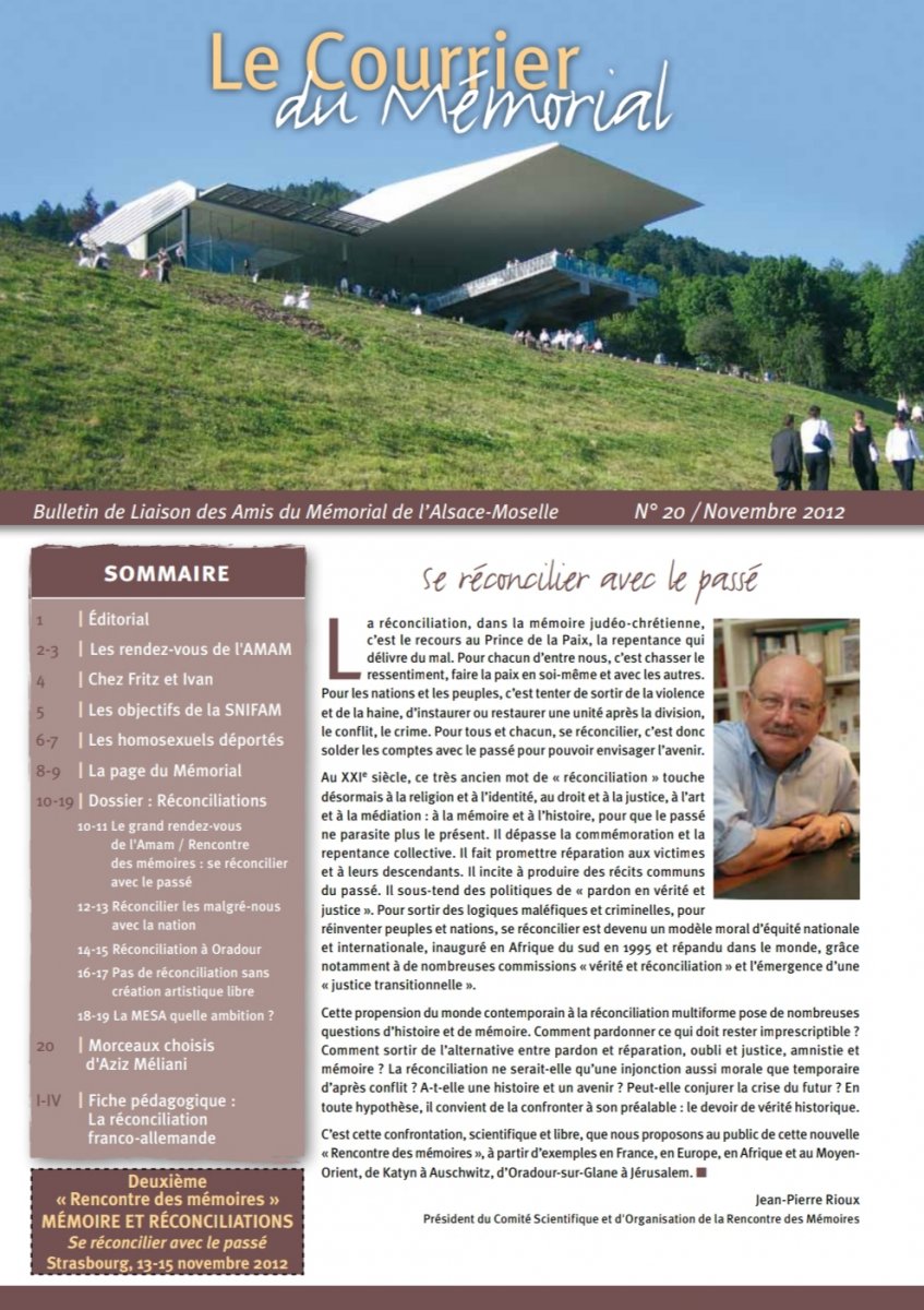 Le Courrier du Mémorial n°20 - AMAM