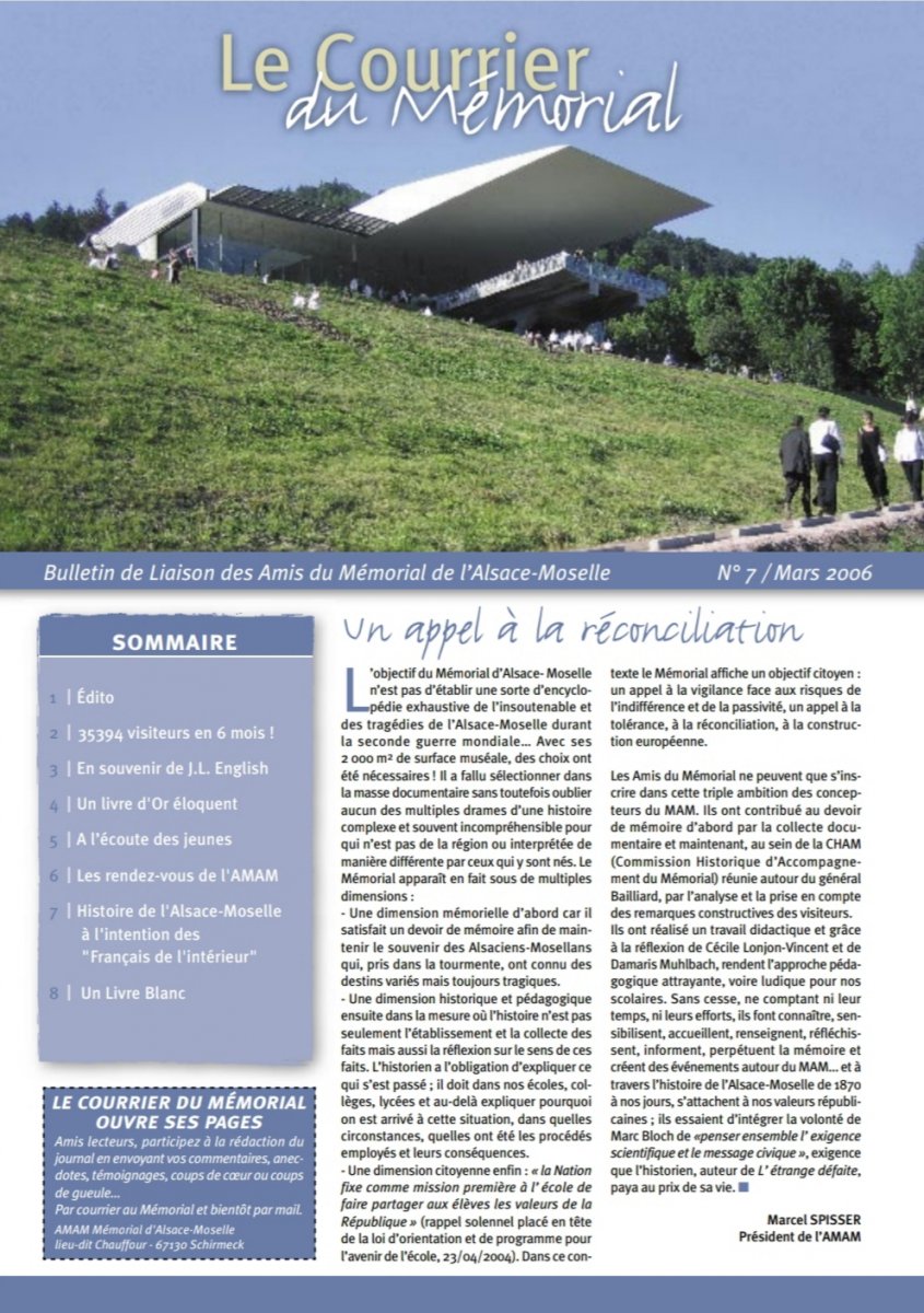 Le Courrier du Mémorial n°7 - AMAM