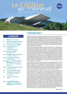 Courrier du Mémorial - N°38