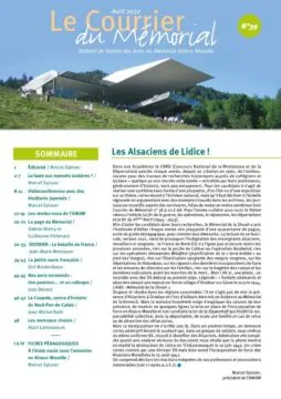 Courrier du Mémorial - N°39