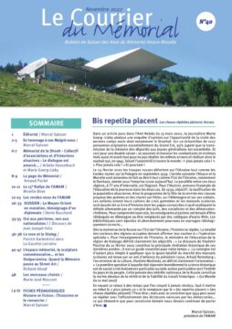 Courrier du Mémorial - N°40