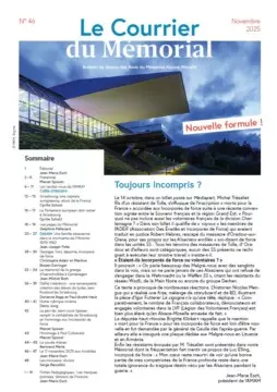 Courrier du Mémorial - N°46