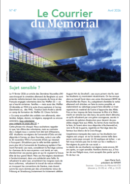 Courrier du Mémorial - N°47